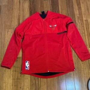adidas Chicago Bulls Bomber Jacket with Black Accents Champion X6
